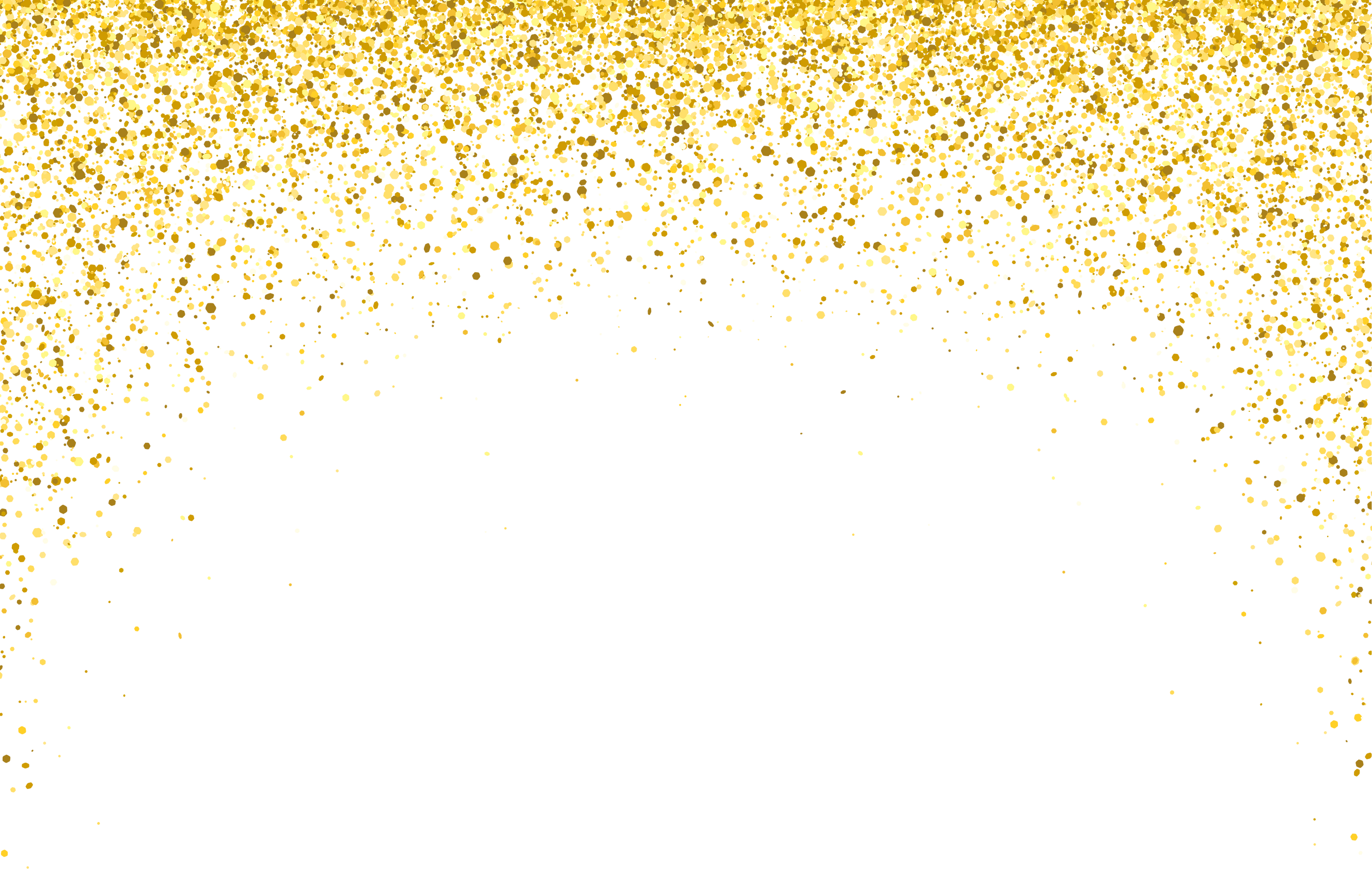 Gold Glitter Border Background